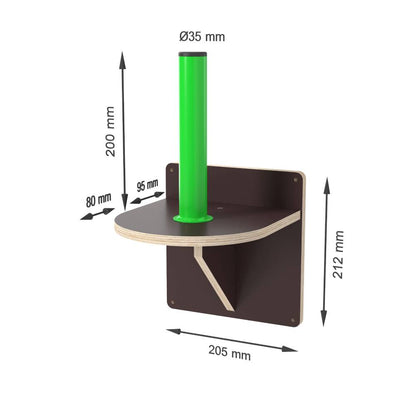 Liten rulleholder